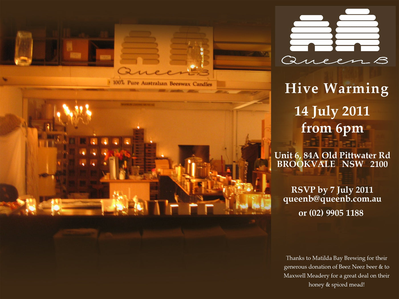 Hive Warming Invitation