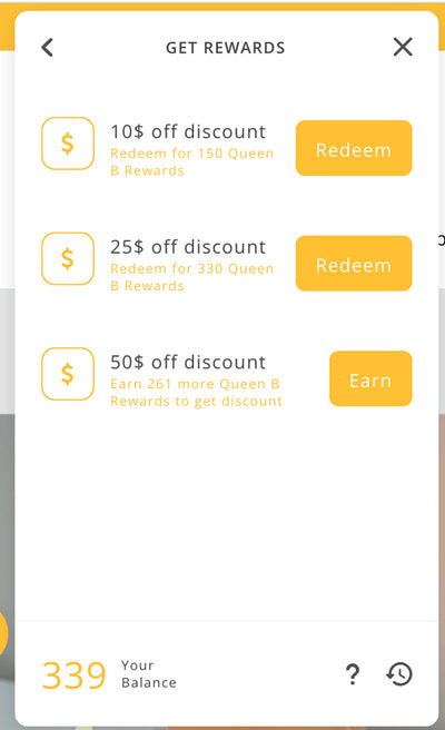 How to Redeem Your Queen B Rewards Points for Discount Vouchers