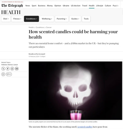 Scientists from the University of Birmingham State That Burning Scented Candles can be Harmful to your Health