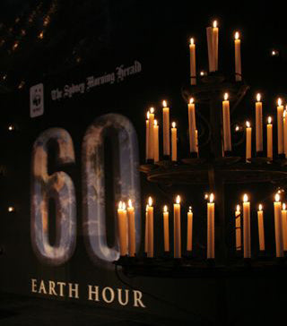 Earth Hour - Light a pure beeswax candle.