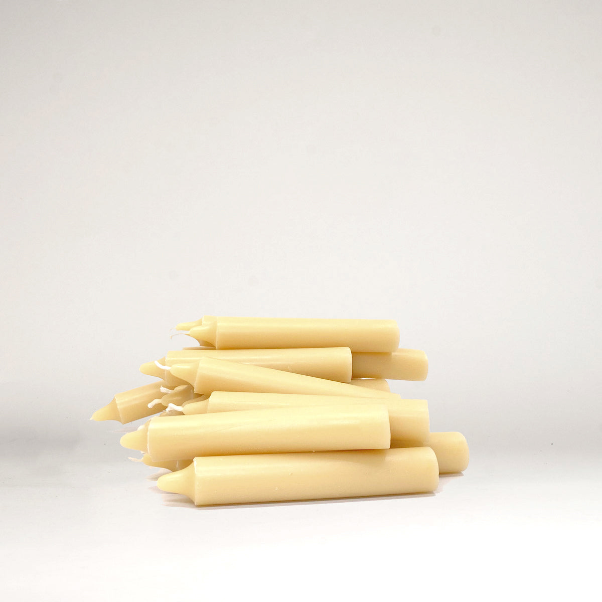 12cm Solid Beeswax Dinner candles Pure Australian Beeswax by Queen B